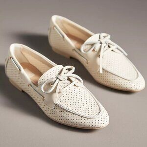Dolce Vita Lakin Perforated Loafers in Ivory, Size 6.5, New in Box